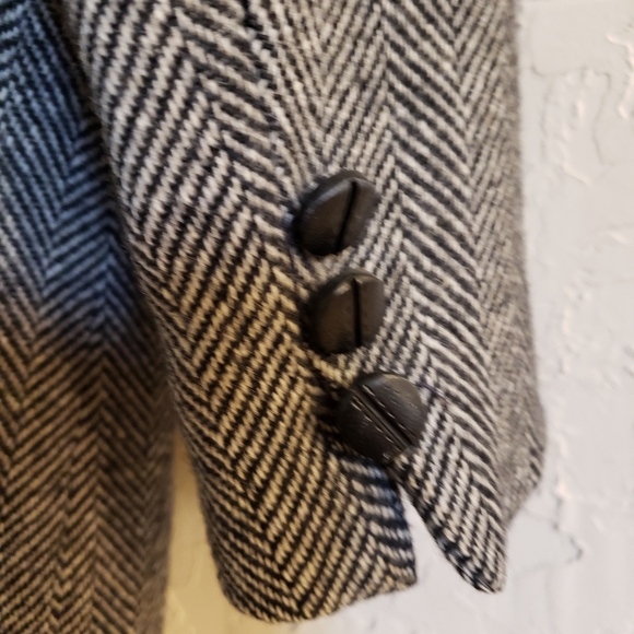 Men's wool herringbone blazer - Picture 10 of 10